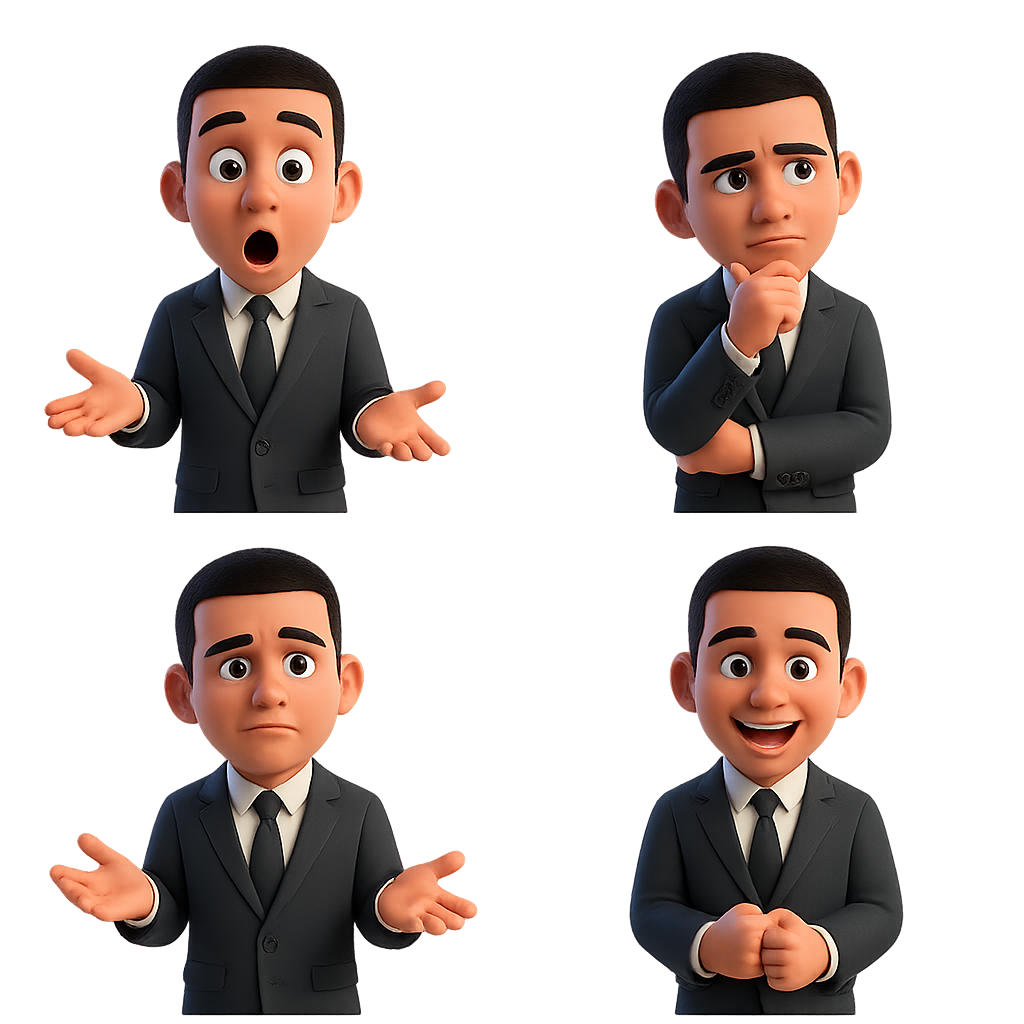 Mr. Blanco mostrando valor